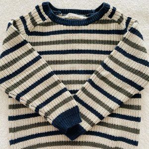 MANGO STRIPED KNIT SWEATER BOYS SIZE - 6 to 7 YEARS